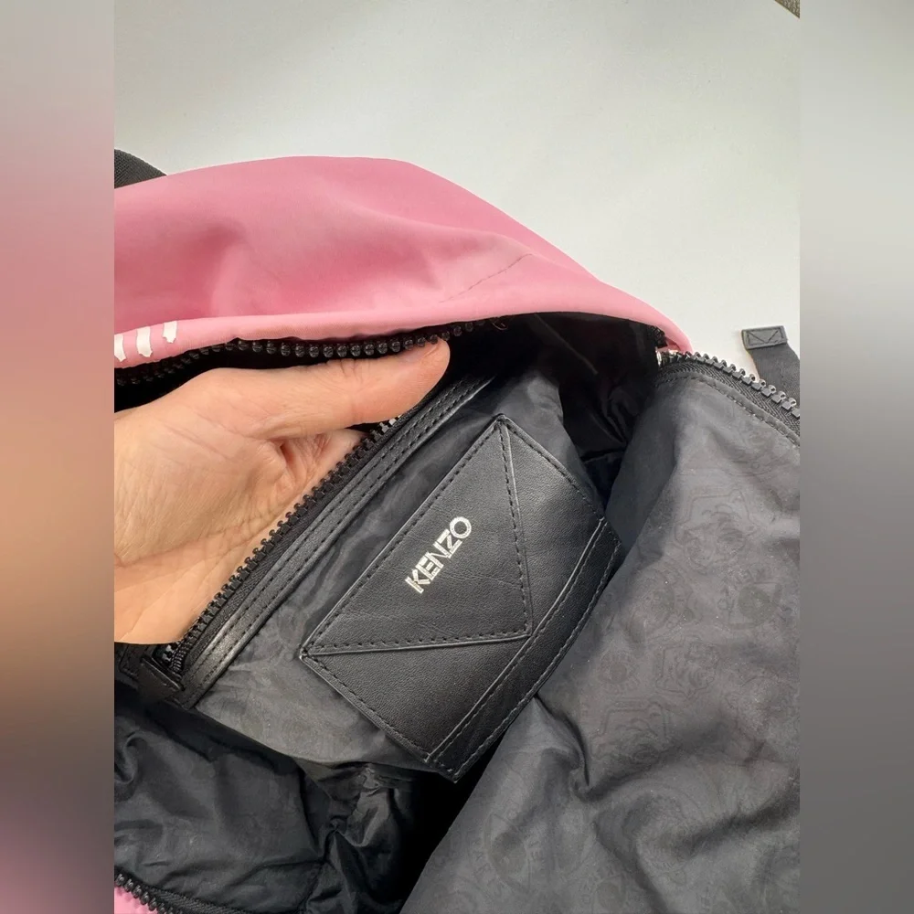 Kenzo Paris Logo Pink Backpack - Picture 7 of 12